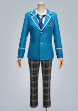 あんスタ風 夢ノ咲学院 男子制服 コスプレ衣装 (3色ネクタイ付き)